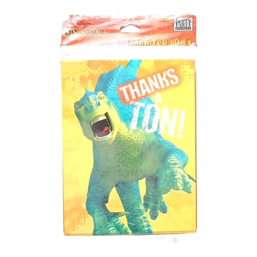 New Disney Dinosaur Movie Thank You Notes Party Express Cards Aladar Thanks a